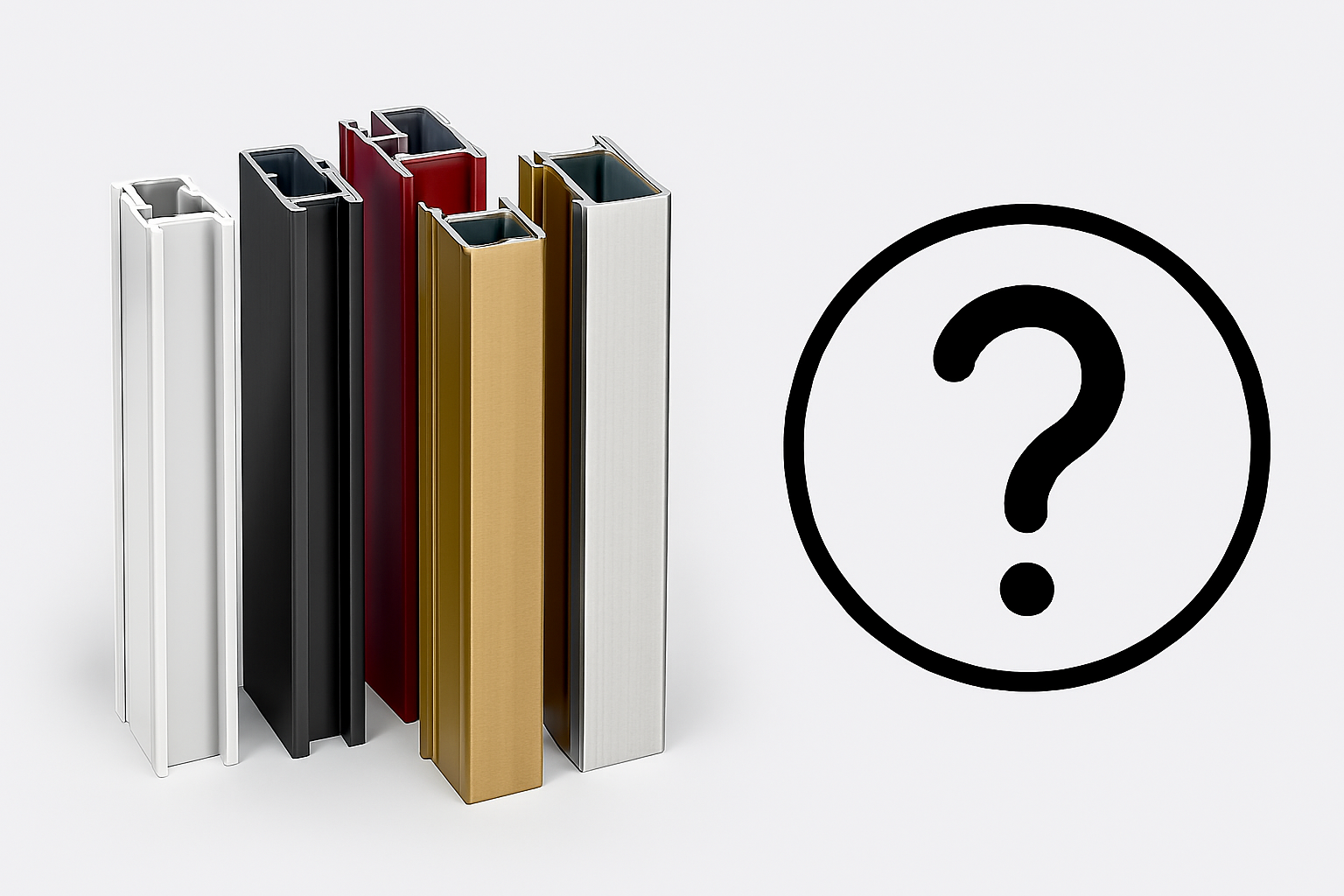 انتخاب پروفیل فریم درب اتوماتیک شیشه ای