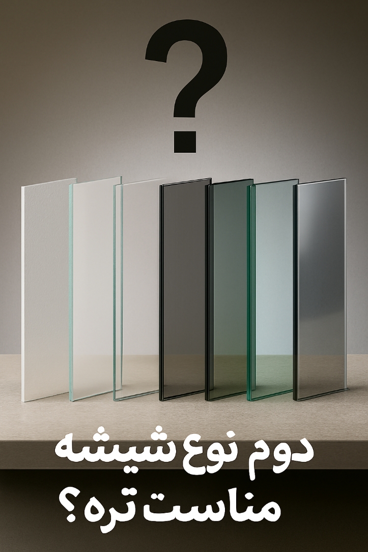 نوع شیشه سکوریت دربراتوماتیک شیشه ای