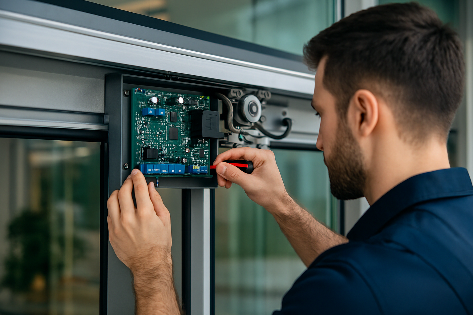 تعمیر مرکز کنترل درب اتوماتیک